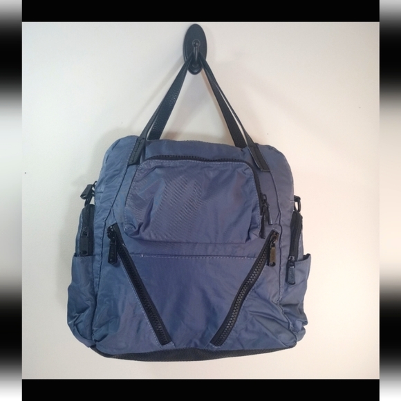 Co-Lab Grey Travel Bag Crossbody Backpack Multi-zipper - Picture 12 of 14